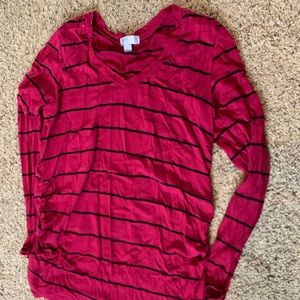 Maternity long sleeve shirt